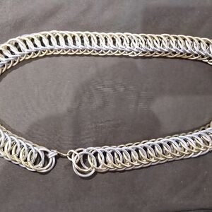 Gold and Silver Chain Link Belt